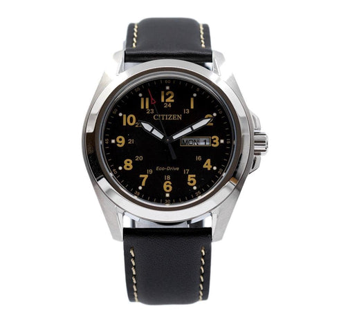 Citizen Eco Drive AW0050-07E Solo tempo pelle | Gioiellitosti.it